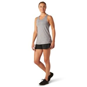 Smartwool Women's Size M Gray Merino Sport 150 Twisted Tank Top